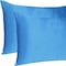 Homeroots 20 x 30 in. Bright Blue Dreamy Silky Satin Queen Size Pillowcases 387899 - alternate 8